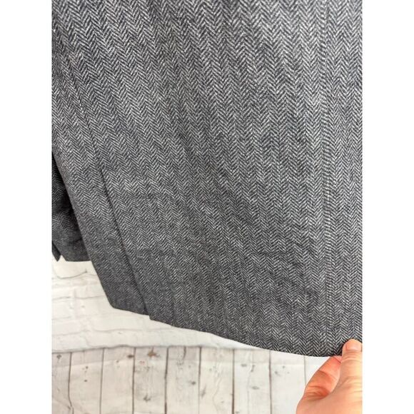 JOSEPH ABBOUD gray herringbone wool blend mens suit jacket blazer 2XLT NWT - Picture 9 of 14